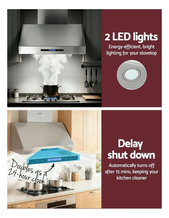 Remote Control Range Hood in Silver image 7