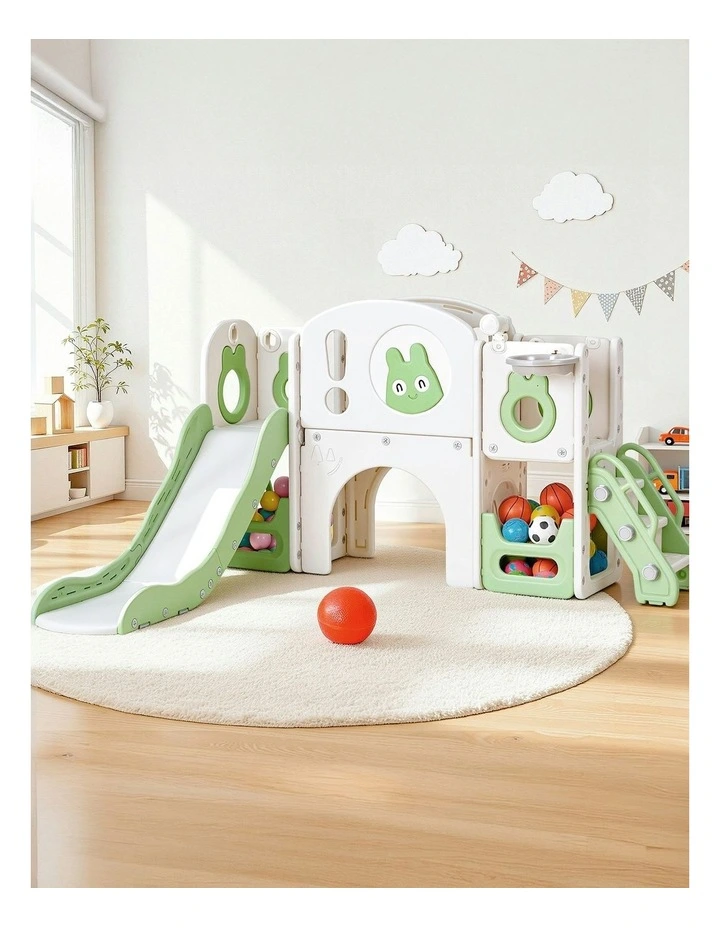 Slide Swing Set Outdoor Toys image 3