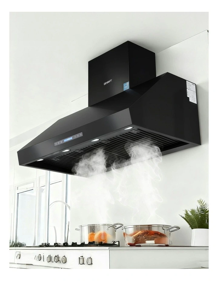 Commercial Range Hood 1200mm in Black image 3