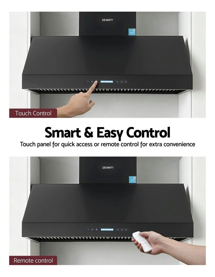 Commercial Range Hood 1200mm in Black image 6