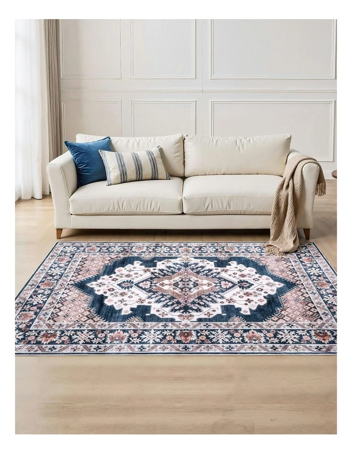 Large Washable Persian Floor Rug 160X230cm in Multi image 3