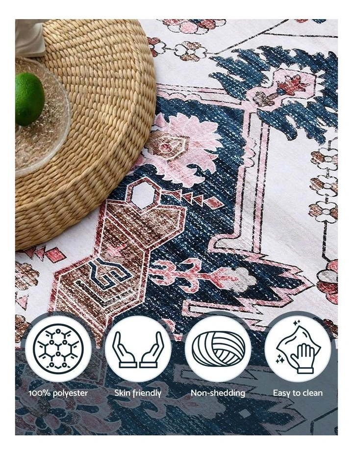 Large Washable Persian Floor Rug 160X230cm in Multi image 6