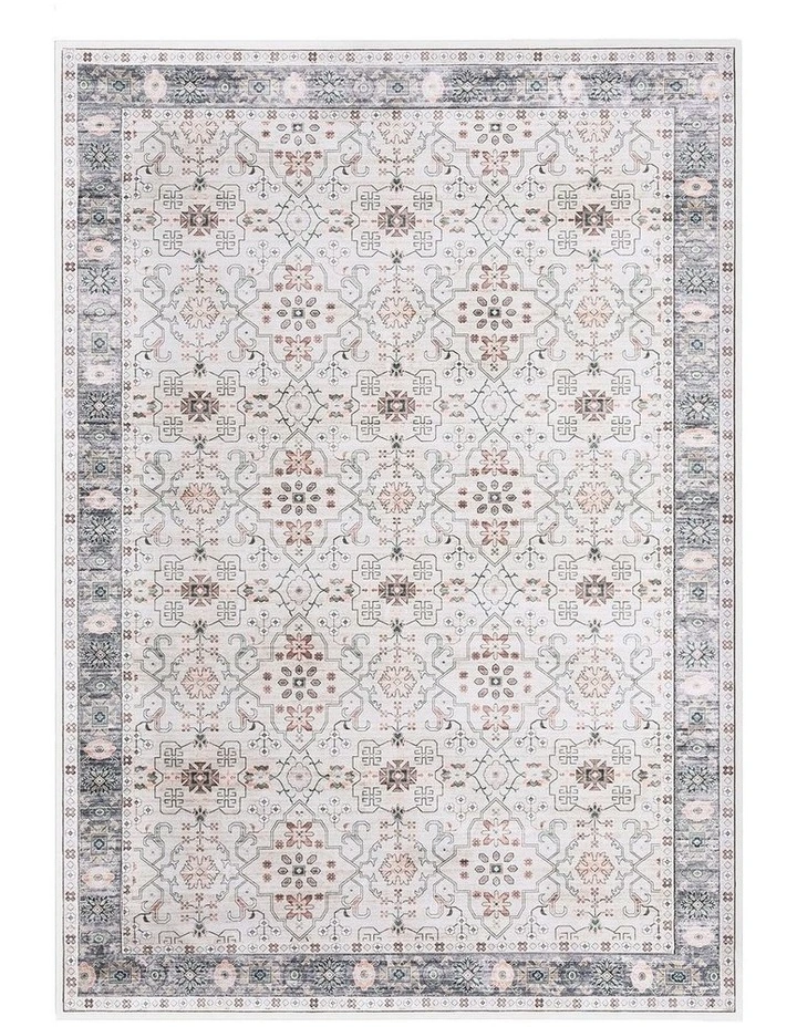 Washable Floor Rug 200x290cm in Multi image 1