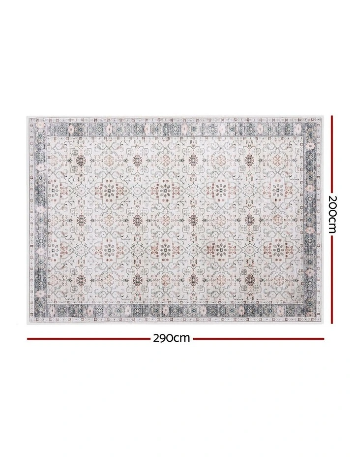 Washable Floor Rug 200x290cm in Multi image 4