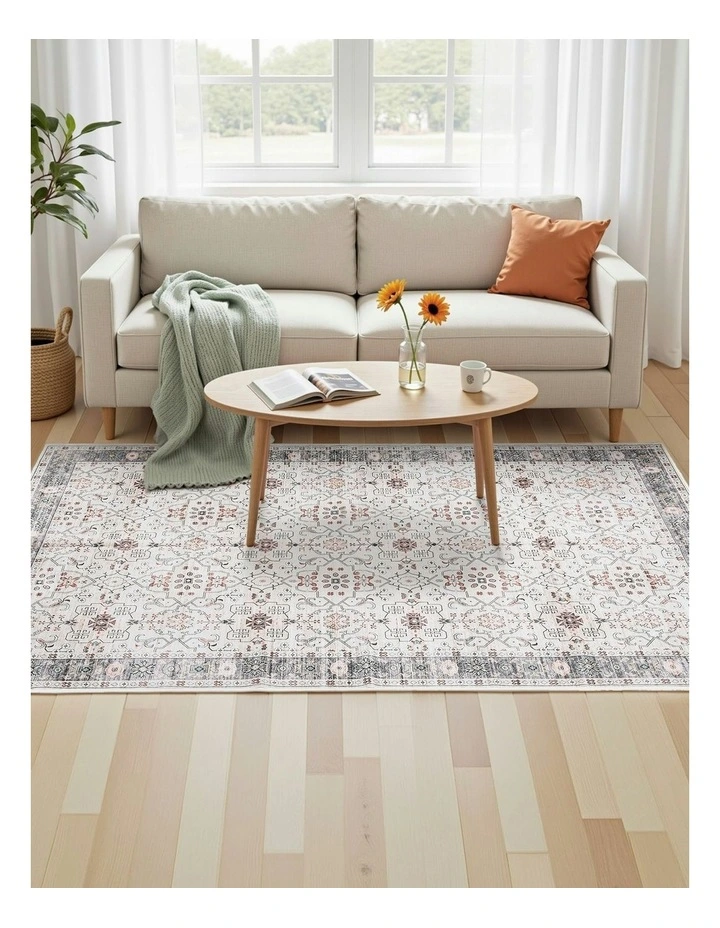 Large Washable Floor Rug 160X230cm in Multi image 3