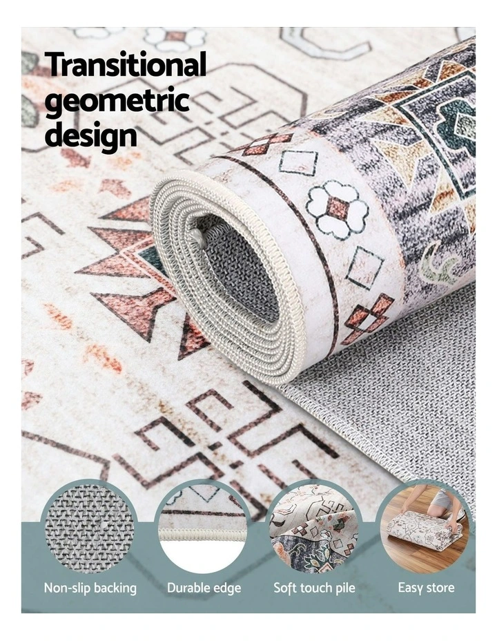 Large Washable Floor Rug 160X230cm in Multi image 5