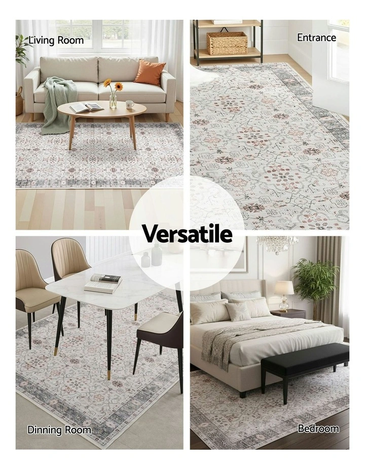 Large Washable Floor Rug 160X230cm in Multi image 7