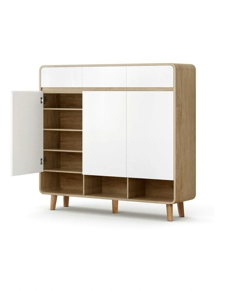 Shoe Rack Cabinet in White image 1