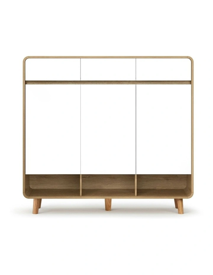 Shoe Rack Cabinet in White image 2