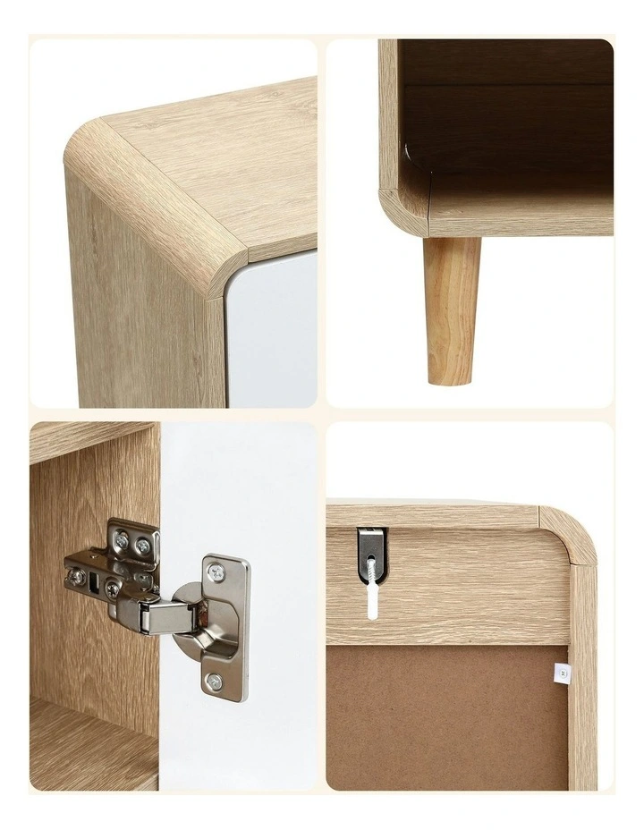 Shoe Rack Cabinet in White image 6