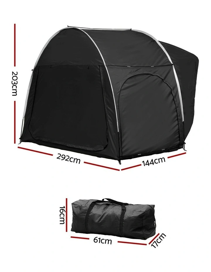 Car Camping Tent in Black image 4
