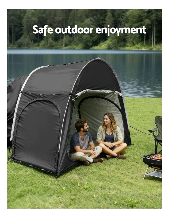 Car Camping Tent in Black image 6