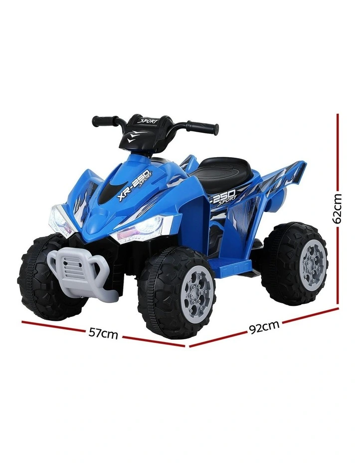 ATV Quad Motorbike Electric Outdoor Ride On Car Toys 12V in Blue image 4