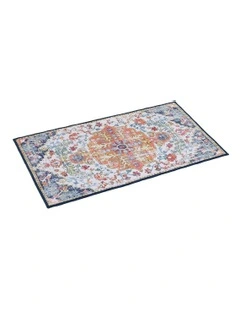 Short Pile Non-Slip Entryway Floor Rug in Bohemian