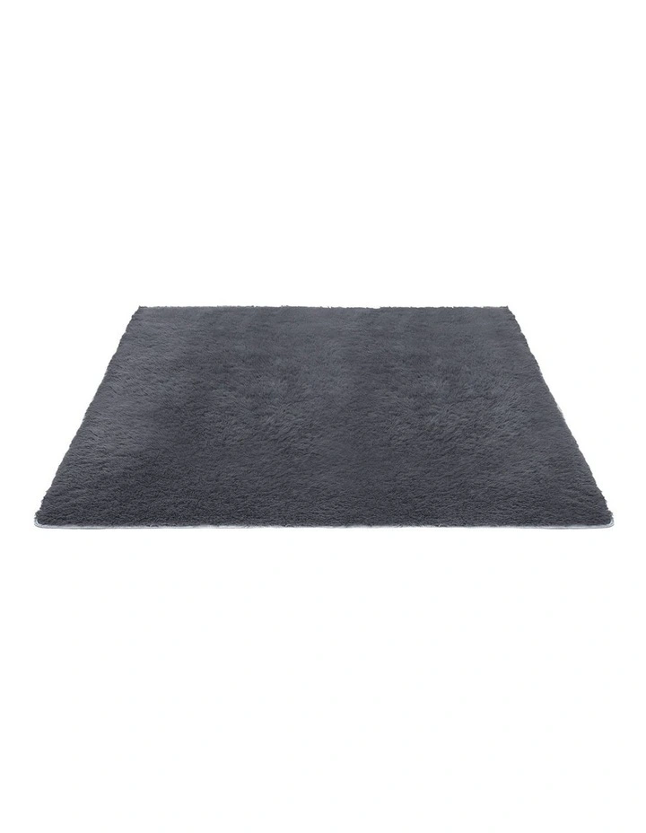 Shaggy Floor Rug in Grey image 2