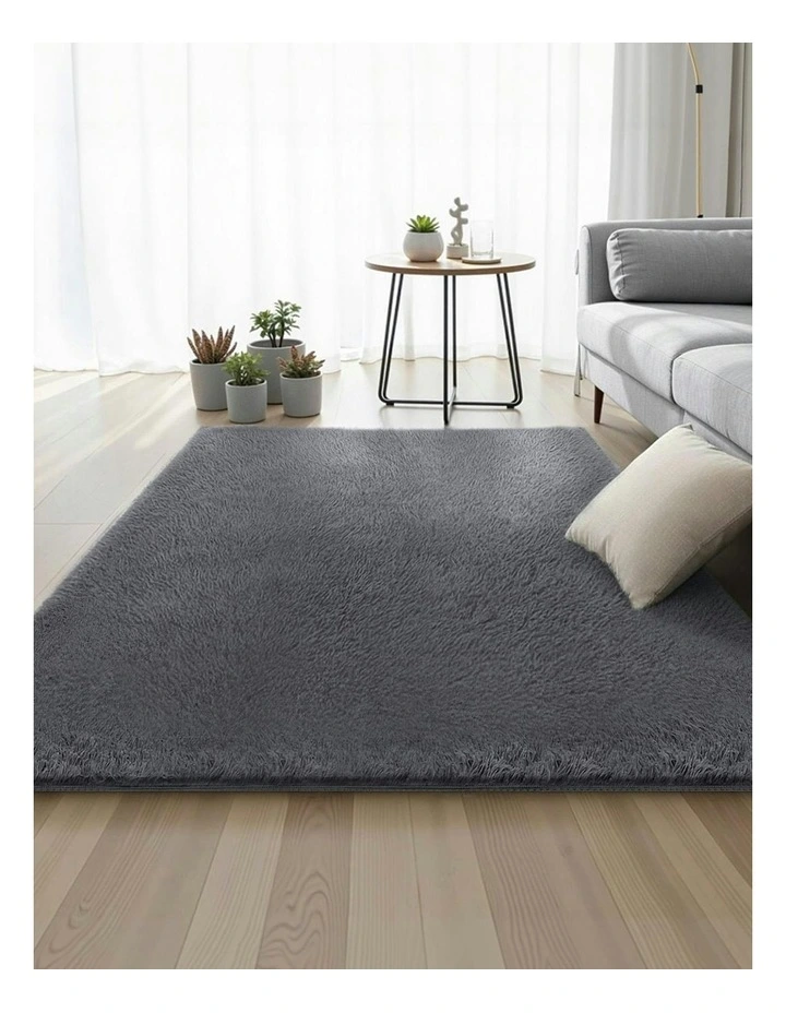 Artiss Floor Rug 140x200cm in Grey image 3