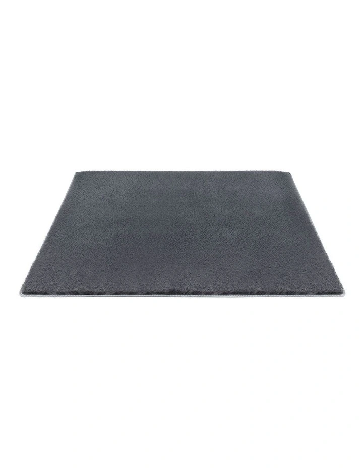 Shaggy Floor Rug in Grey image 1