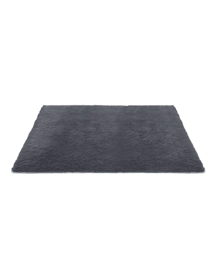 Shaggy Floor Rug in Grey image 2
