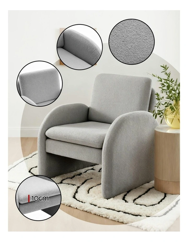 Accent Lounge Armchair in Grey image 6