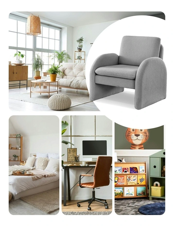 Accent Lounge Armchair in Grey image 7