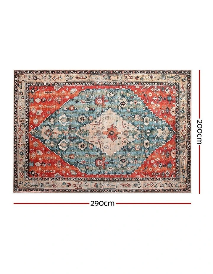 Washable Floor Rug Large 200X290cm in Multi image 4