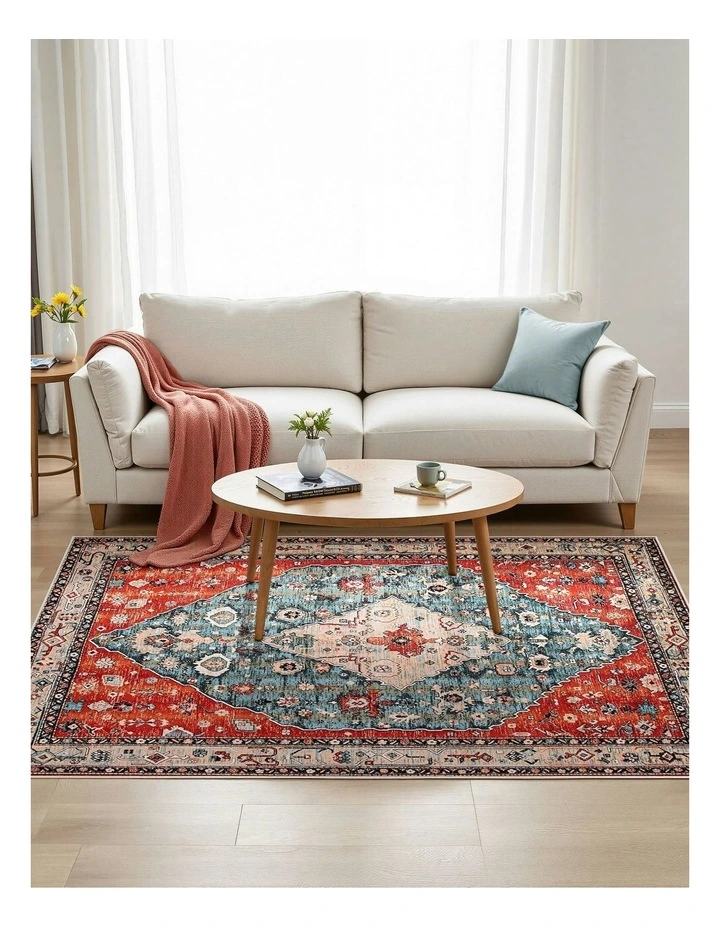 Washable Floor Rug Large 160X230cm in Multi image 3