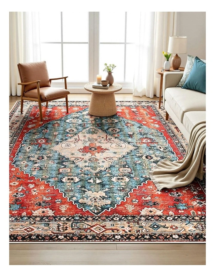 Washable Floor Rug Large 240X340cm in Multi image 3