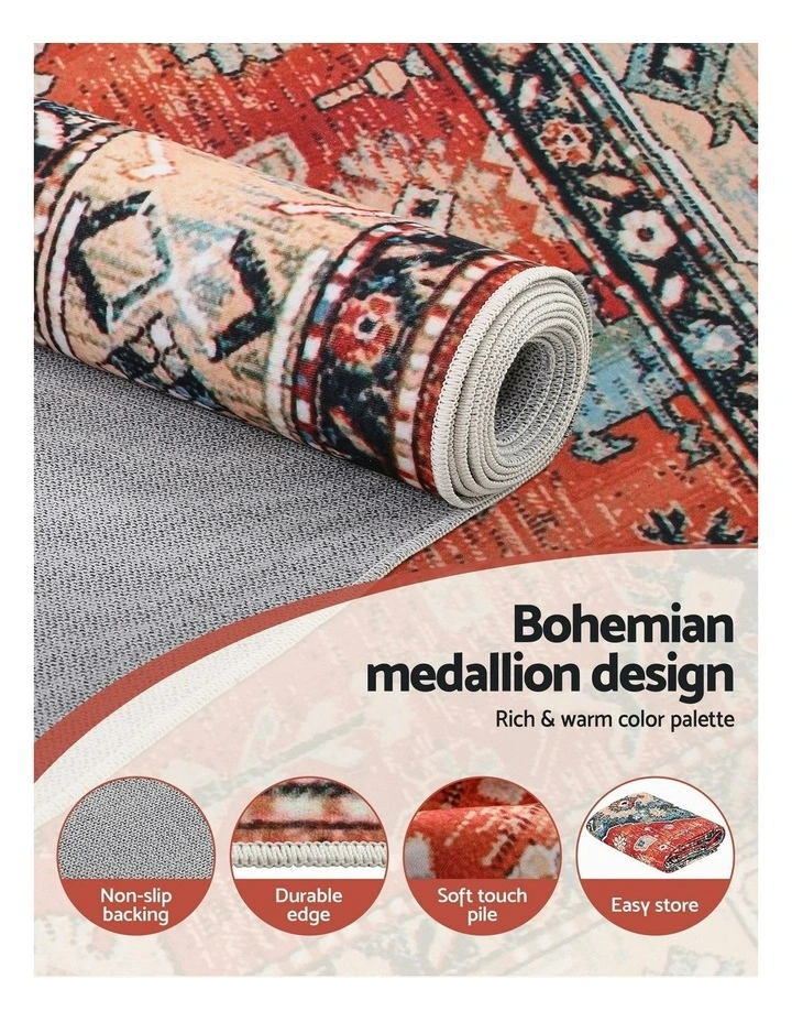 Washable Floor Rug Large 240X340cm in Multi image 5