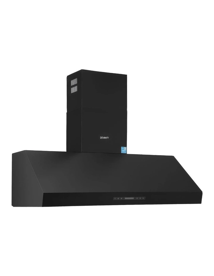 Commercial BBQ Range Hood Dual Motor With Remote Control 1500mm in Black image 2