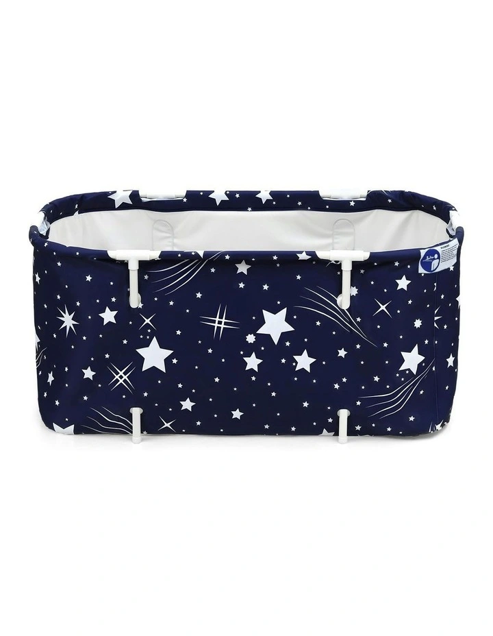 Foldable Bathtub Pvc Spa Bucket Inflatable Cushion 114x62cm in Star Navy image 2