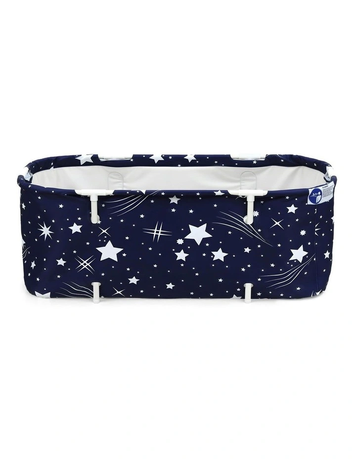 Foldable Bathtub Pvc Spa Bucket Inflatable Cushion 134x65cm in Star Navy image 2