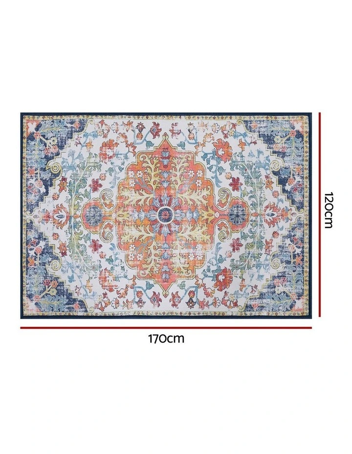 Washable Floor Rug Large 120X170cm in Multi image 2