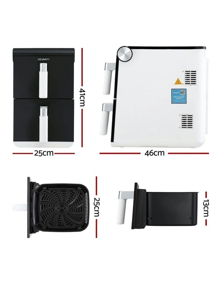 Dual Zone Air Fryer 11L image 4