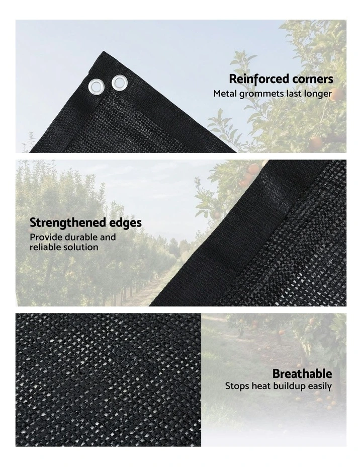 Sun Shade Cloth 10x2m in Black image 5