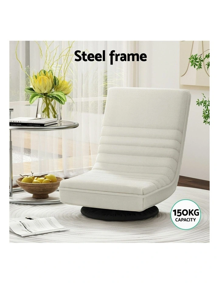 Floor Chair in White image 5