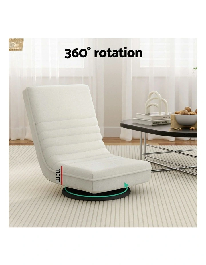 Floor Chair in White image 6