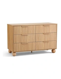 6 Chest of Drawers Dresser Tallboy in Pine