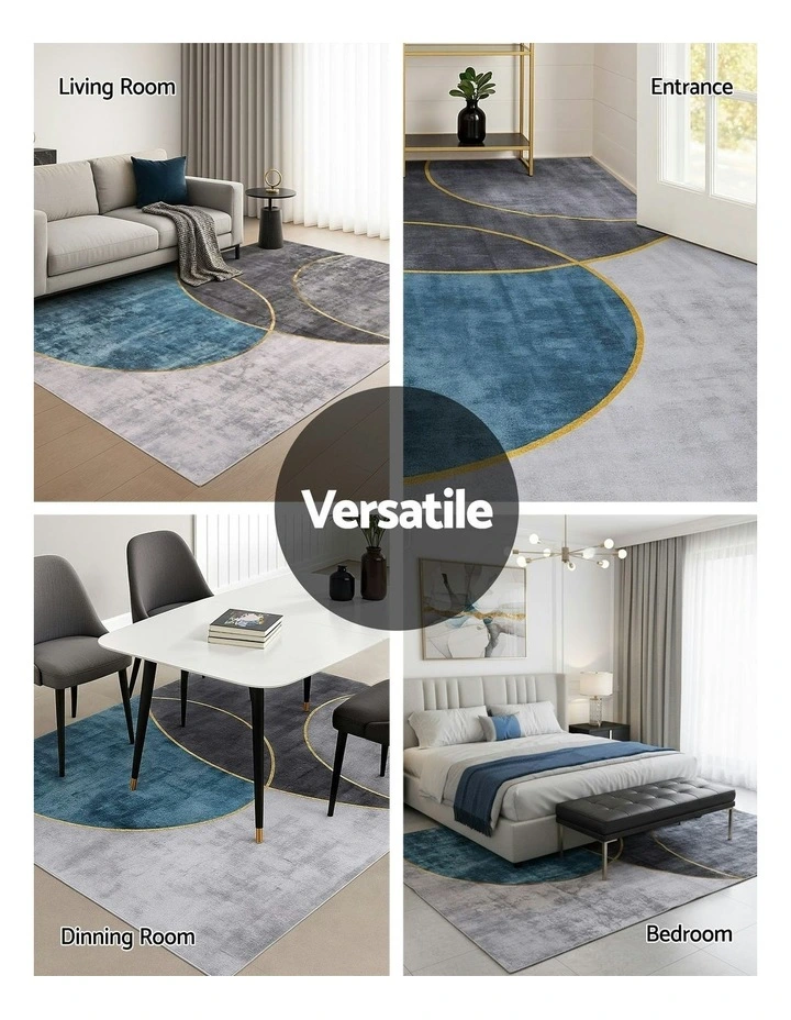 Large Size Geometric Area Floor Rug 200X290cm in Multi image 7
