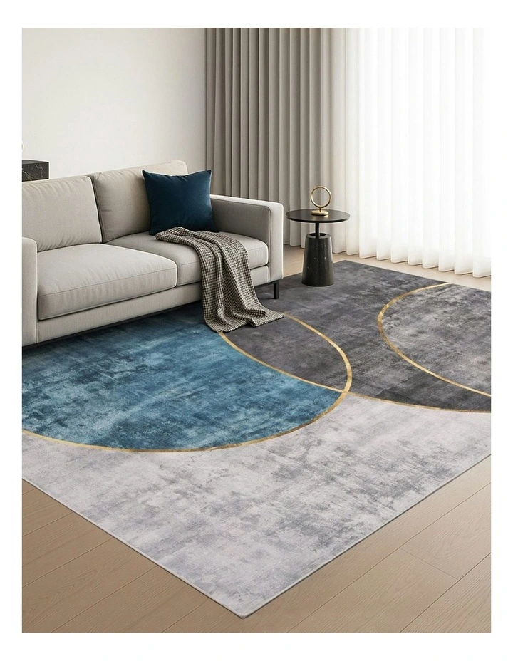 Large Size Geometric Area Washable Floor Rug 240X340cm in Multi image 3
