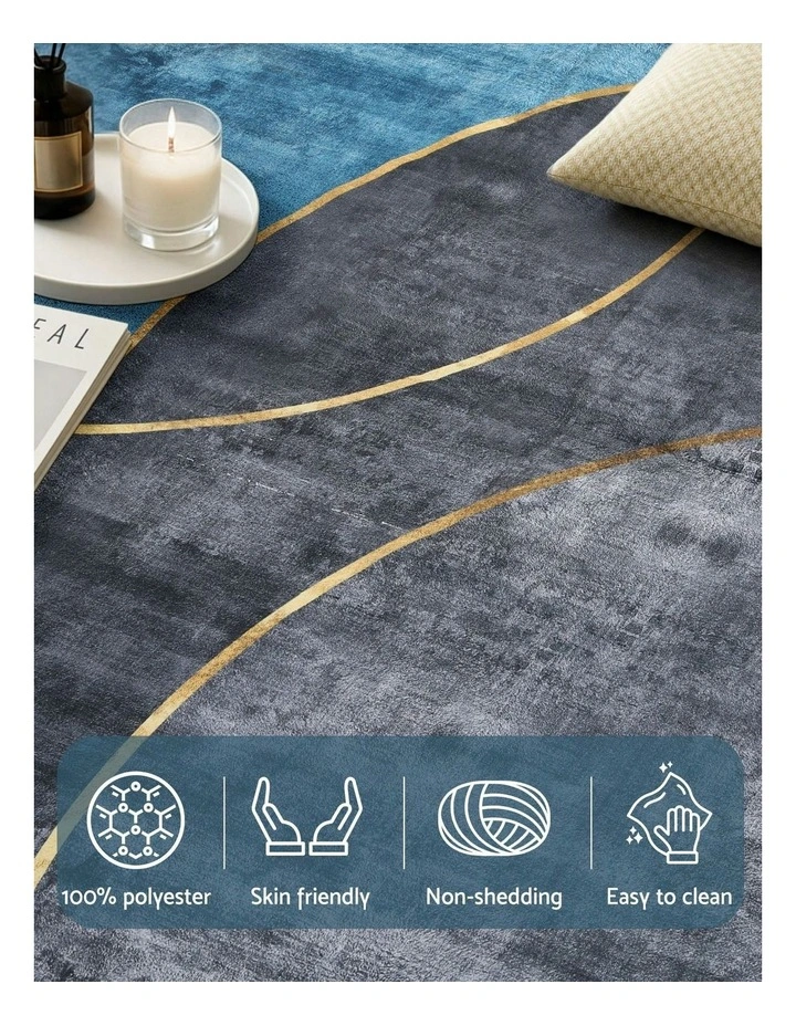 Large Size Geometric Area Washable Floor Rug 240X340cm in Multi image 6