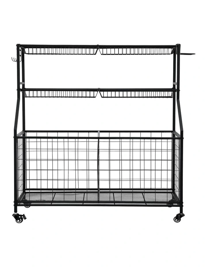 Sports Equipment Organizer in Black image 2