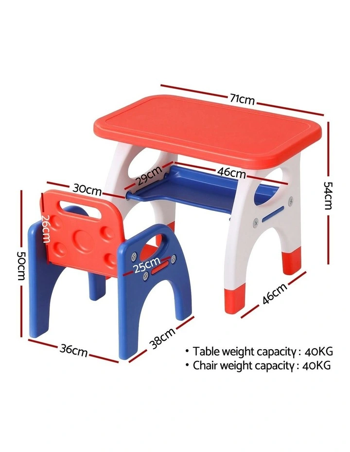 Table And Chair Play Set in Multi image 4