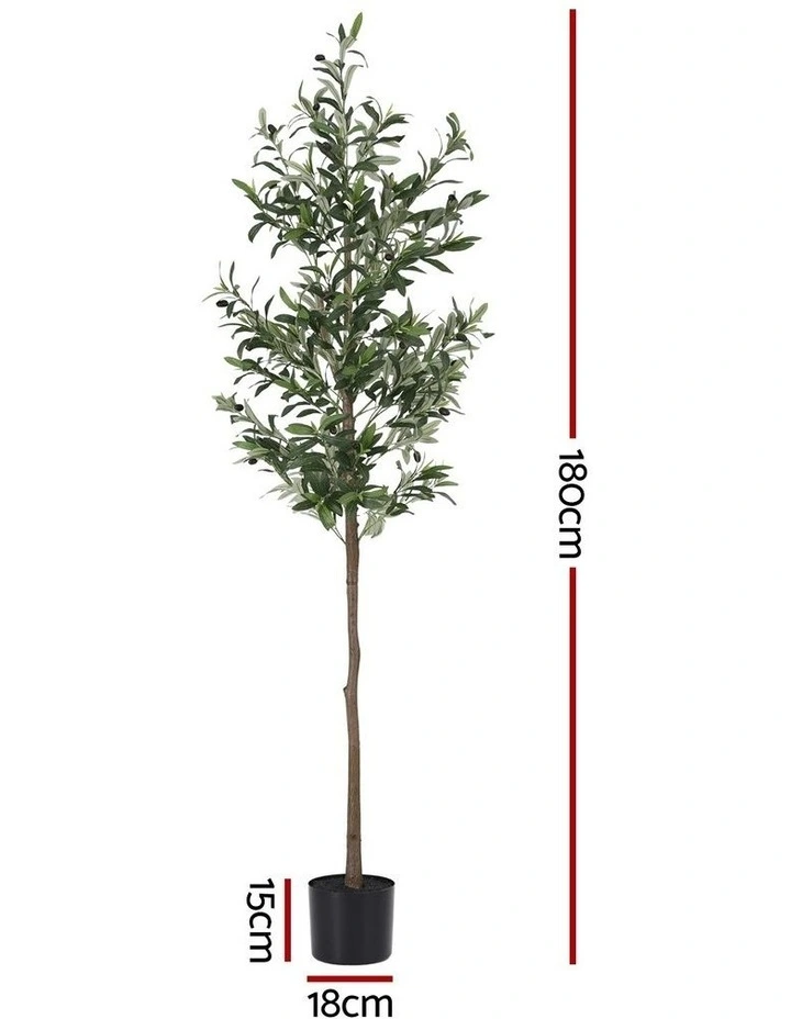 Indoor Decor Artificial Olive Tree 1.8m in Green image 4