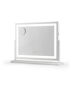 360 Rotatable Vanity Mirror with Lights 58x46cm in White