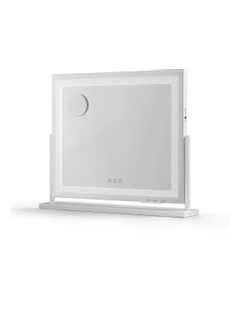 360 Rotatable Vanity Mirror with Lights 60x50cm in White