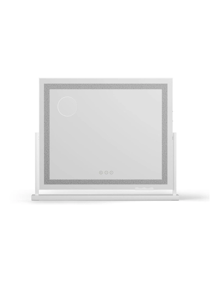 360 Rotatable Vanity Mirror with Lights 60x50cm in White image 2