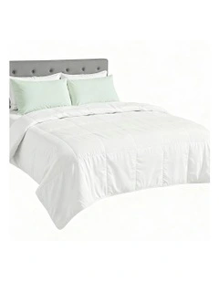 200GSM Doona Duvet Lightweight Queen Bamboo Summer Quilts in White