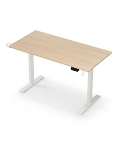Motorised Touch Control Electric Standing Desk 140cm in Oak