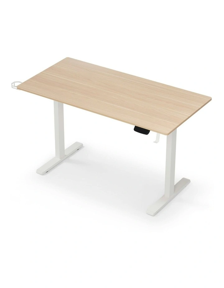 Motorised Touch Control Electric Standing Desk 140cm in Oak image 1