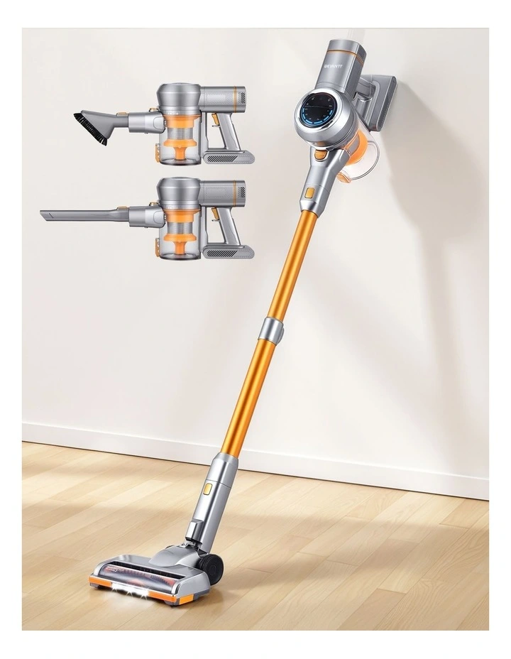 Cordless Self-Standing Stick Vacuum Cleaner 300W in Golden image 7